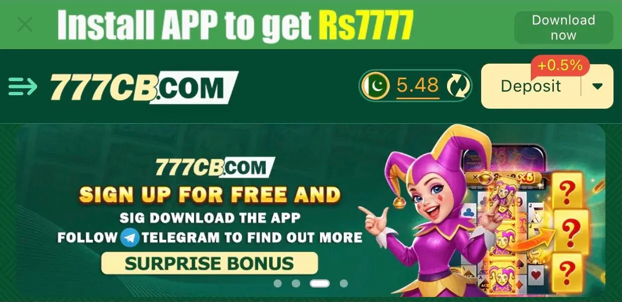 777CB App install Bonus